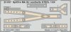 Eduard 23037 Spitfire Mk. IXc seatbelts STEEL AIRFIX 1/24